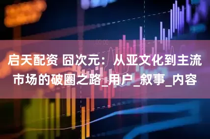 启天配资 囧次元：从亚文化到主流市场的破圈之路_用户_叙事_内容